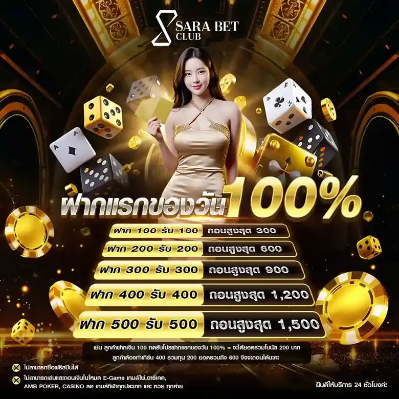 SARABETCLUB เว็บสล็อตออนไลน์เจ้าใหม่ มีเกมเยอะ การันตีแตกง่าย (7)